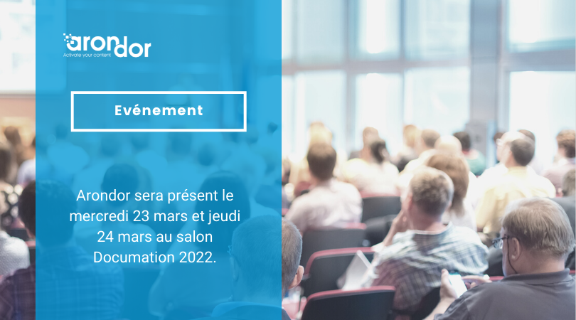 Arondor au salon Documation 2022
